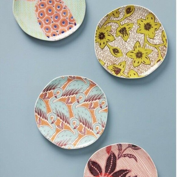 Anthropologie Other - Set of 4 piece Anthropologie Macaria Dessert Plate